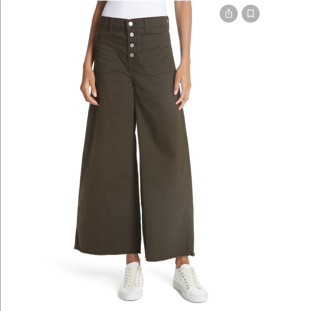 Elizabeth and James Carmine High Waist Crop Jeans